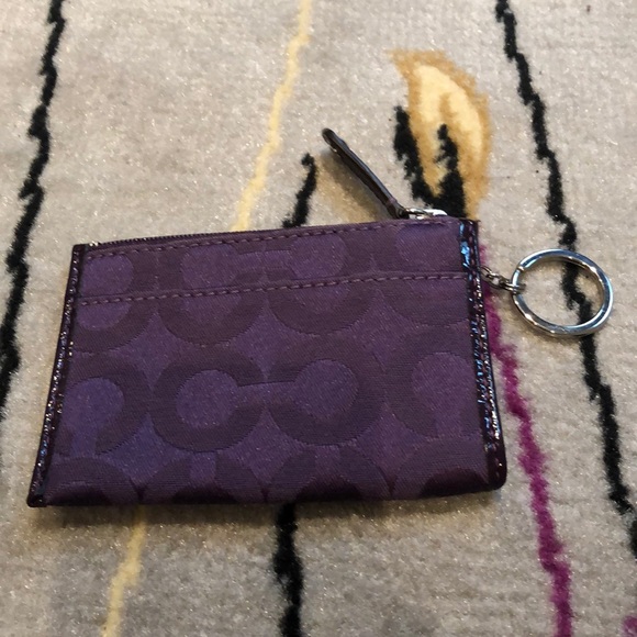 Coach mini skinny ID/card keychain - Picture 3 of 5